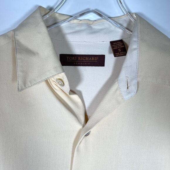 Tori Richard Classic Embroidered Oahu Outrigger Shirt S Silk Blend Button Down - Picture 3 of 7